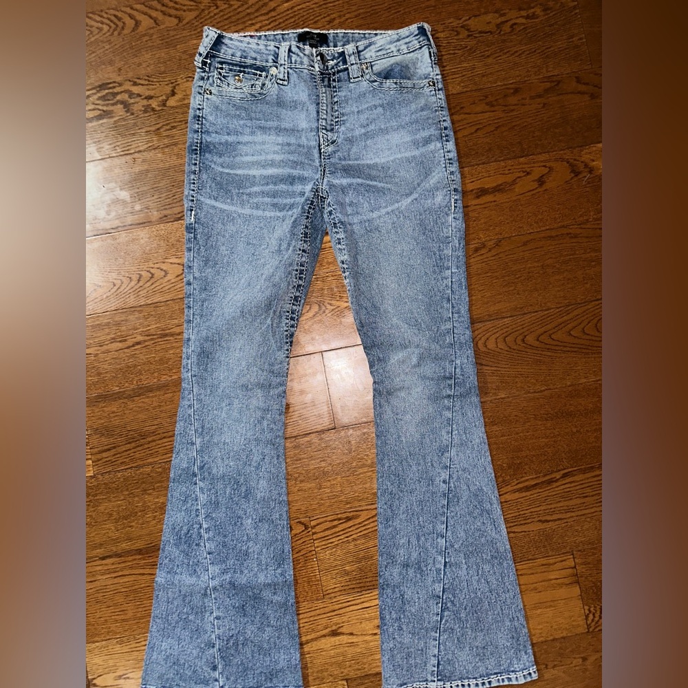 Stylish Blue Flared Jeans